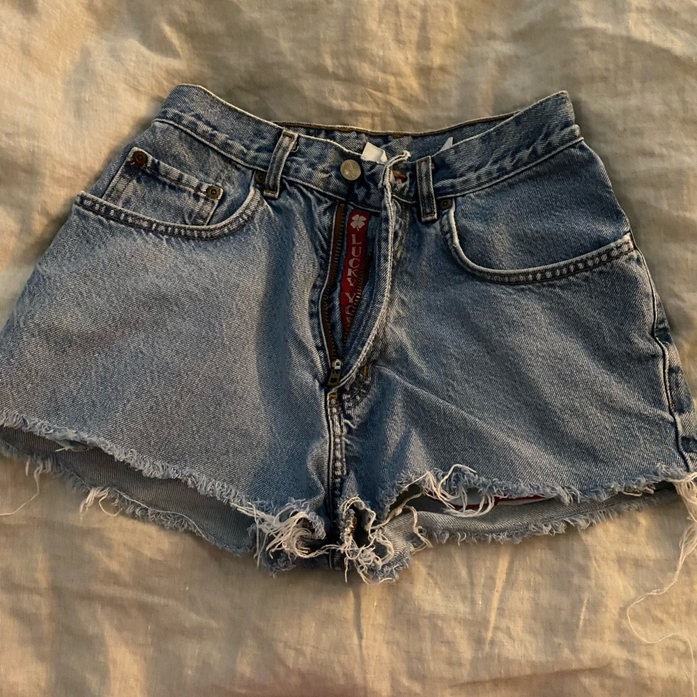 High Waisted Jean Shorts